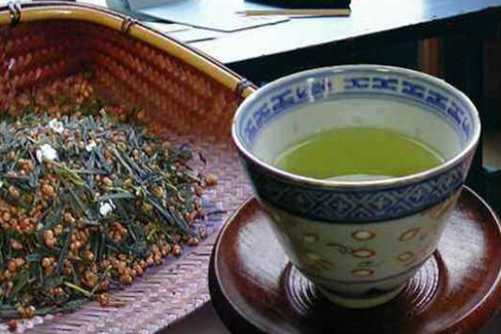 玄米茶图片，玄米茶 日本三大名茶之一